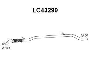 VENEPORTE LC43299 išleidimo kolektorius 
 Išmetimo sistema -> Išmetimo vamzdžiai
51820601