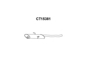 VENEPORTE CT15381 priekinis duslintuvas 
 Išmetimo sistema -> Duslintuvas
1717C5, 1717C6, 9456171780