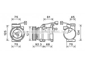 AVA QUALITY COOLING MZAK219 kompresorius, oro kondicionierius 
 Oro kondicionavimas -> Kompresorius/dalys
GJ6A61K00A, GJ6A61K00B, GJ6A61K00C