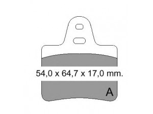 VEMA 831720 stabdžių trinkelių rinkinys, diskinis stabdys
95565563, 95587471, 95587472, 95588498