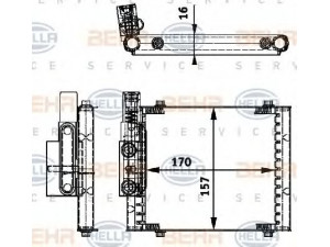 HELLA 8MO 376 726-231 alyvos aušintuvas, automatinė transmisija 
 Transmisija -> Automatinė pavarų dėžė -> Radiatorius
4B0 317 021 C