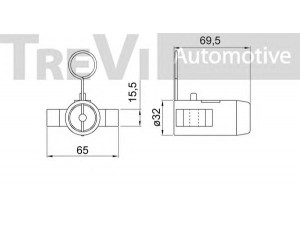 TREVI AUTOMOTIVE TD1725 vibracijos slopintuvas, paskirstymo diržas 
 Diržinė pavara -> Paskirstymo diržas/komplektas -> Vibracijos slopintuvas
244103E100, 244103E500