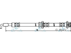 APEC braking HOS3020 stabdžių žarnelė 
 Stabdžių sistema -> Stabdžių žarnelės
562339, 562339, 97124879