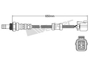 WALKER PRODUCTS 250-24121 lambda jutiklis 
 Išmetimo sistema -> Jutiklis/zondas
36531 P5M 004, 36531 P5M 014, 36532 PLA G01