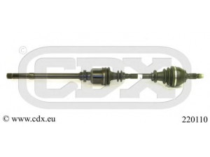 CDX 220110 kardaninis velenas 
 Ratų pavara -> Kardaninis velenas
327358, 3273H9