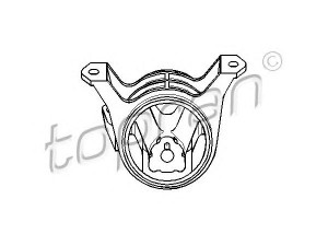 TOPRAN 206 563 variklio montavimas 
 Variklis -> Variklio montavimas -> Variklio montavimo rėmas
56 84 052, 90575779