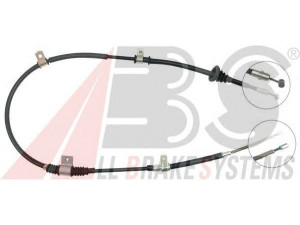 A.B.S. K10908 trosas, stovėjimo stabdys 
 Stabdžių sistema -> Valdymo svirtys/trosai
59770-28000