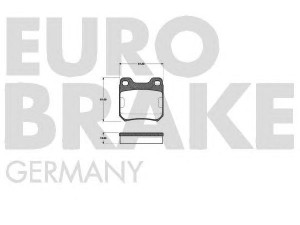 EUROBRAKE 5502223604 stabdžių trinkelių rinkinys, diskinis stabdys 
 Techninės priežiūros dalys -> Papildomas remontas
1605687, 1605799, 1605879, 1605924