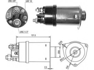 MAGNETI MARELLI 940113050041 solenoidinis jungiklis, starteris