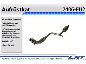 LRT 7406-EU2 konversijos katalizatorius 
 Išmetimo sistema -> Euro1-/Euro2-/D3 konvertavimas
124.490.94.19