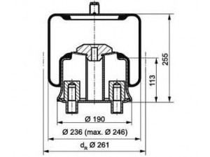 PE Automotive 084.204-12A dėklas, pneumatinė pakaba 
 Pakaba -> Pneumatinė pakaba
942 320 45 21, 974 320 00 17, 974 320 01 17