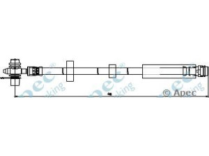 APEC braking HOS3811 stabdžių žarnelė 
 Stabdžių sistema -> Stabdžių žarnelės
8Z0611707D
