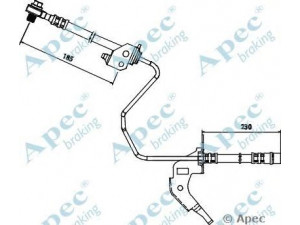 APEC braking HOS3688 stabdžių žarnelė 
 Stabdžių sistema -> Stabdžių žarnelės
13334946, 5562248, 562149, 13116137