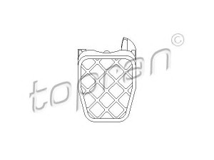 TOPRAN 109 888 pedalo antdėklas, stabdžių pedalas 
 Vidaus įranga -> Rankinės/kojinės svirties sistema
1J0 721 173C, 1J0 721 173E, 1J0 721 173C