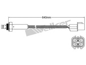 WALKER PRODUCTS 250-24518 lambda jutiklis 
 Variklis -> Variklio elektra
39210 37140, 39210 37145, 39210 37151