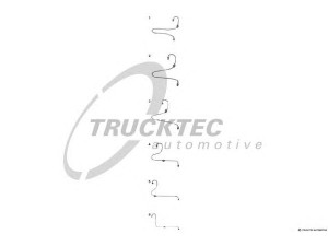 TRUCKTEC AUTOMOTIVE 01.13.019 aukšto slėgio vamzdžių komplektas, įpurškimo sistema
352 070 0133 cpl.2, 352 070 0233 cpl.2