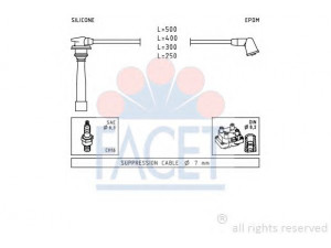 FACET 4.7111 uždegimo laido komplektas 
 Kibirkšties / kaitinamasis uždegimas -> Uždegimo laidai/jungtys
27501-26A00, 27501-26C00, 27501-26D00
