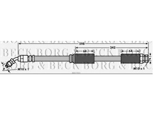 BORG & BECK BBH7904 stabdžių žarnelė 
 Stabdžių sistema -> Stabdžių žarnelės
1J0 611 701 F