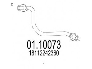 MTS 01.10073 išleidimo kolektorius 
 Išmetimo sistema -> Išmetimo vamzdžiai
18112242360