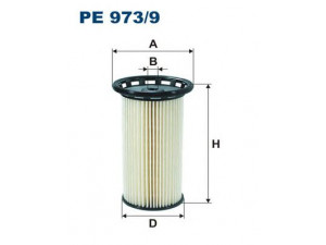 FILTRON PE973/9 kuro filtras 
 Techninės priežiūros dalys -> Papildomas remontas
5Q0127177, 5Q0127177