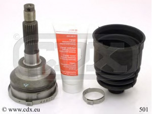 CDX 501 jungčių komplektas, kardaninis velenas 
 Ratų pavara -> Sujungimai/komplektas