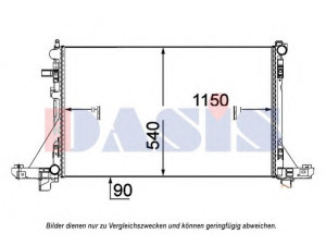 AKS DASIS 180099N radiatorius, variklio aušinimas 
 Aušinimo sistema -> Radiatorius/alyvos aušintuvas -> Radiatorius/dalys
2140000Q2B, 4419452, 93197532, 214005447R