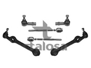 TALOSA 49-03685 pakabos komplektas 
 Ašies montavimas/vairavimo mechanizmas/ratai -> Valdymo svirtis/pasukamosios svirties sujungimas -> Vairo trauklės (valdymo svirtis, išilginis balansyras, diago