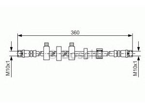BOSCH 1 987 481 538 stabdžių žarnelė 
 Stabdžių sistema -> Stabdžių žarnelės
7D0 611 701 B, 7D0 611 701 D