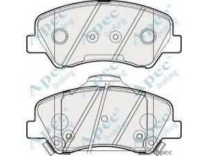 APEC braking PAD1883 stabdžių trinkelių rinkinys, diskinis stabdys 
 Techninės priežiūros dalys -> Papildomas remontas
581011RA05