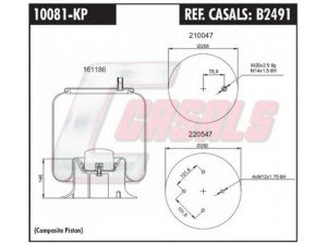 CASALS B2491 dėklas, pneumatinė pakaba
HS251087, MLF7061, A9463280401