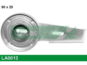 LUCAS ENGINE DRIVE LA0013 įtempiklio skriemulys, V formos rumbuotas diržas 
 Diržinė pavara -> V formos rumbuotas diržas/komplektas -> Įtempiklio skriemulys