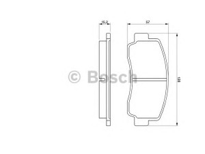 BOSCH 0 986 465 111 stabdžių trinkelių rinkinys, diskinis stabdys 
 Techninės priežiūros dalys -> Papildomas remontas