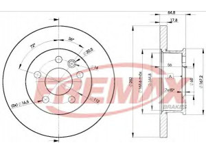 FREMAX BD-3012 stabdžių diskas 
 Dviratė transporto priemonės -> Stabdžių sistema -> Stabdžių diskai / priedai
701 615 301 B, 701 615 301 E