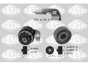 SASIC 1754007 paskirstymo diržo komplektas 
 Techninės priežiūros dalys -> Papildomas remontas
7701469821