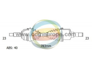 ODM-MULTIPARTS 18-002351 kardaninis velenas 
 Ratų pavara -> Kardaninis velenas
96298502, 96257824, 96298502