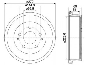 HELLA PAGID 8DT 355 301-121 stabdžių būgnas 
 Stabdžių sistema -> Būgninis stabdys -> Stabdžių būgnas
4243187401, 4243187401000, 4243187401