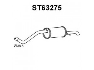 VENEPORTE ST63275 galinis duslintuvas 
 Išmetimo sistema -> Duslintuvas
5Z6253609C, 5Z6253609M, 6Q6253609AR