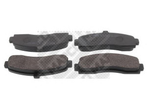 MAPCO 6398 stabdžių trinkelių rinkinys, diskinis stabdys 
 Techninės priežiūros dalys -> Papildomas remontas
41060-6F625, 41060-6F626, 41060-99B25