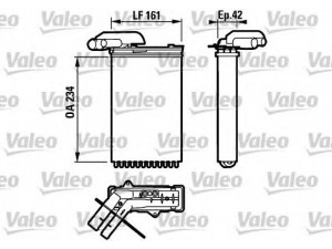 VALEO 812158 šilumokaitis, salono šildymas 
 Šildymas / vėdinimas -> Šilumokaitis
7701205449