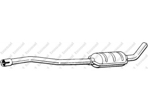 BOSAL 279-879 vidurinis duslintuvas 
 Išmetimo sistema -> Duslintuvas
2121-1202005