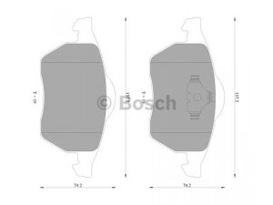 BOSCH 0 986 AB4 550 stabdžių trinkelių rinkinys, diskinis stabdys 
 Techninės priežiūros dalys -> Papildomas remontas
1001095, 1027703, 1031843, 95VW 2K021 AA