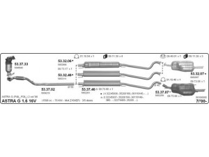 IMASAF 561000085 išmetimo sistema 
 Išmetimo sistema -> Išmetimo sistema, visa