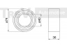 TREVI AUTOMOTIVE WB1028 rato guolio komplektas 
 Ašies montavimas/vairavimo mechanizmas/ratai -> Rato stebulė/montavimas -> Rato guolis
