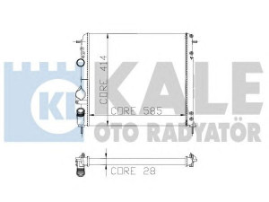 KALE OTO RADYATÖR 251100 radiatorius, variklio aušinimas 
 Aušinimo sistema -> Radiatorius/alyvos aušintuvas -> Radiatorius/dalys
82 00 189 286, 8200189286