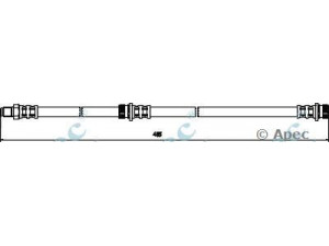 APEC braking HOS3597 stabdžių žarnelė 
 Stabdžių sistema -> Stabdžių žarnelės
4650B135, 4544201926