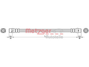 METZGER 4110480 stabdžių žarnelė 
 Stabdžių sistema -> Stabdžių žarnelės
3430 6 775 804