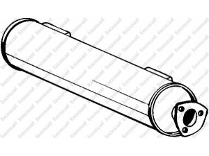 BOSAL 233-525 galinis duslintuvas 
 Išmetimo sistema -> Duslintuvas
068 251 053 J