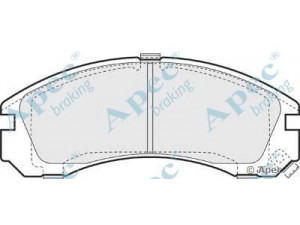 APEC braking PAD781 stabdžių trinkelių rinkinys, diskinis stabdys 
 Techninės priežiūros dalys -> Papildomas remontas
425387, 425388, 425430, MB857837