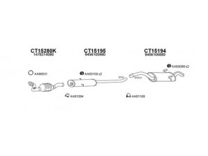 VENEPORTE 430072 išmetimo sistema