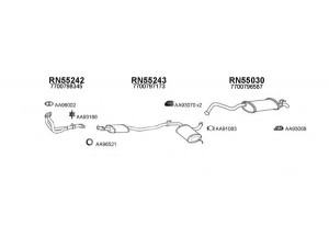 VENEPORTE 550239 išmetimo sistema 
 Išmetimo sistema -> Išmetimo sistema, visa